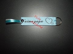"J'aime papa" (bleu)