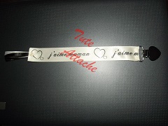 "J'aime maman" (beige)