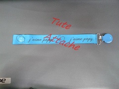 "J'aime papy" (bleu)